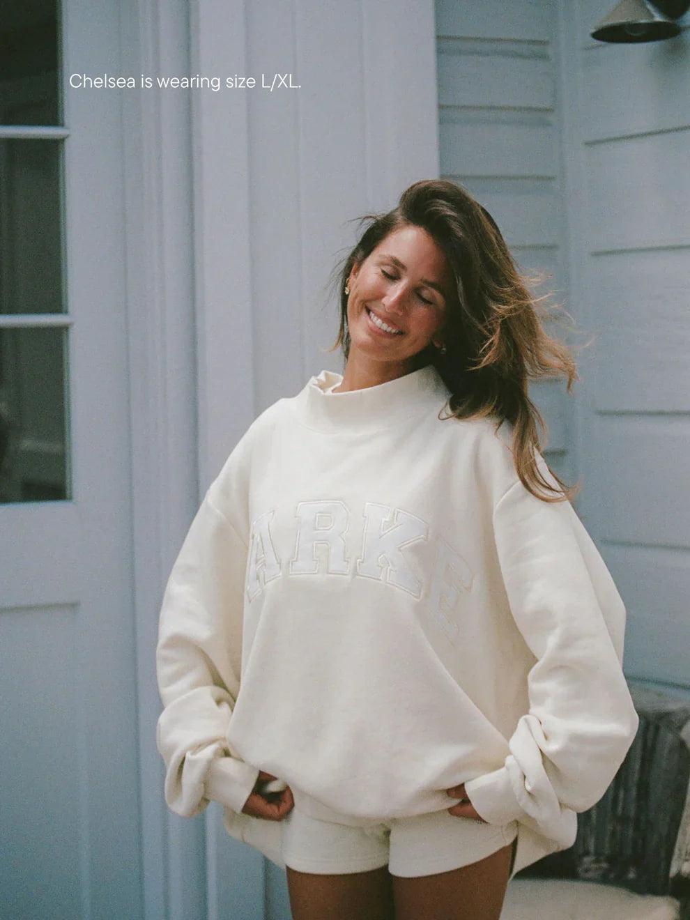 Parke | Varsity Mockneck Cream