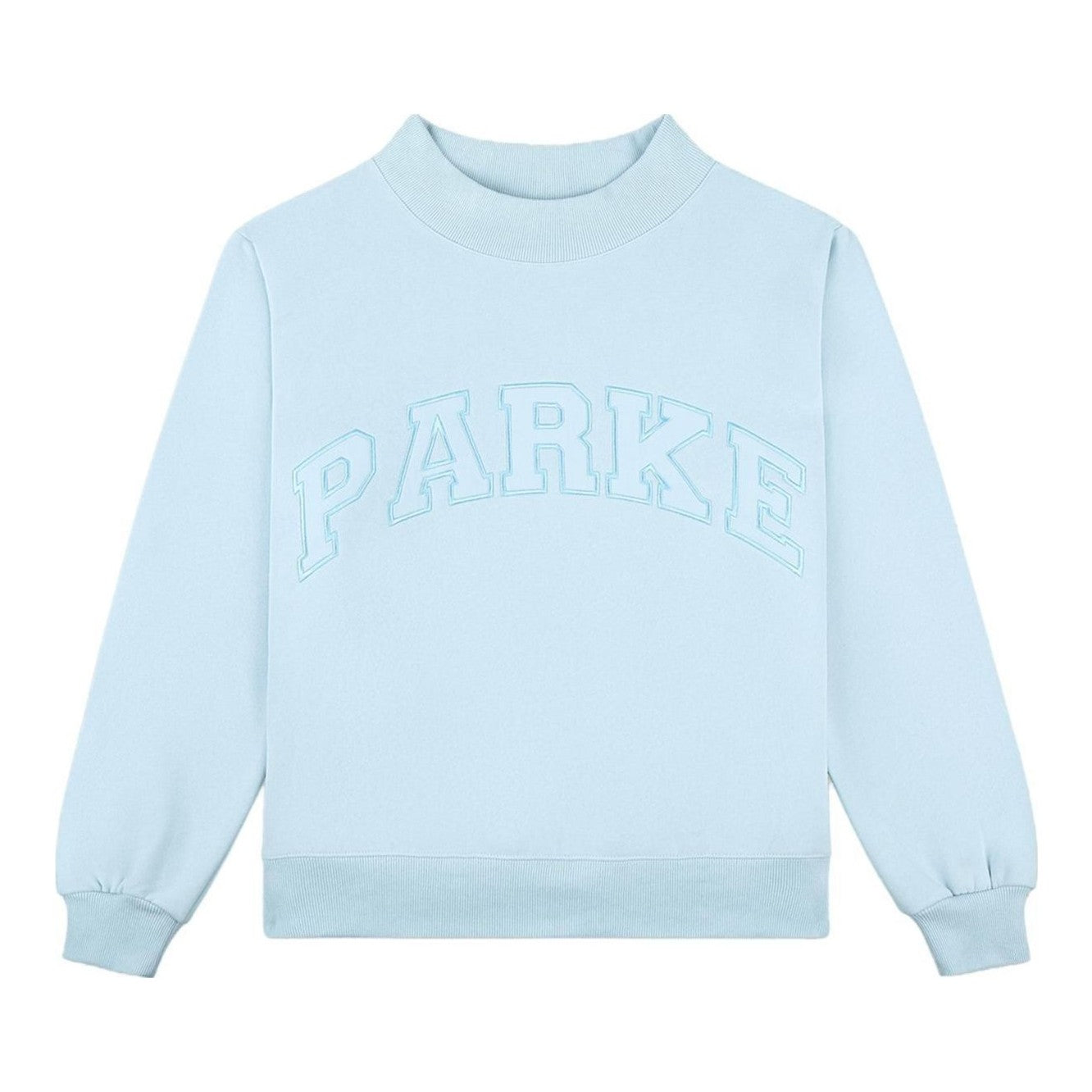 Parke | Varsity Mockneck Ice Blue